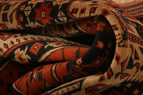 Shirvan Orange Hand Knotted 39 X 49 Area Rug 100-26785 Image 3