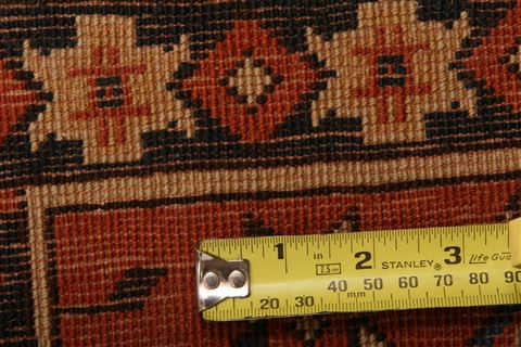 Shirvan Orange Hand Knotted 39 X 49 Area Rug 100-26785 Image 7