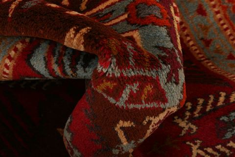 Kazak Red Hand Knotted 39 X 49 Area Rug 100-26786 Image 3