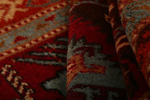 Kazak Red Hand Knotted 39 X 49 Area Rug 100-26786 Image 4