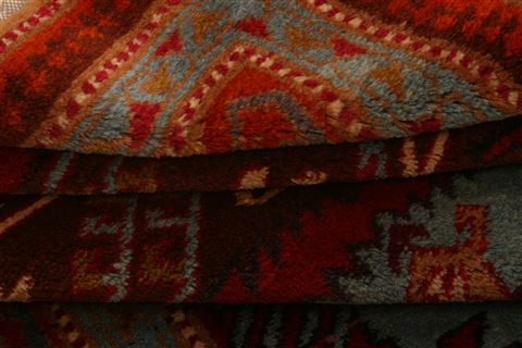 Kazak Red Hand Knotted 39 X 49 Area Rug 100-26786 Image 6