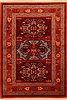 Kazak Red Hand Knotted 39 X 49 Area Rug 100-26786 Thumb 0