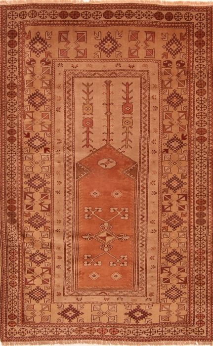 Kazak Brown Hand Knotted 44 X 69  Area Rug 100-26787 Image 0
