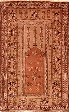 Kazak Brown Hand Knotted 4'4" X 6'9"  Area Rug 100-26787