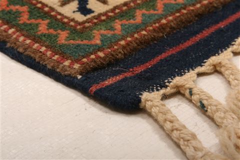 Shirvan Orange Runner Hand Knotted 210 X 65 Area Rug 100-26788 Image 1