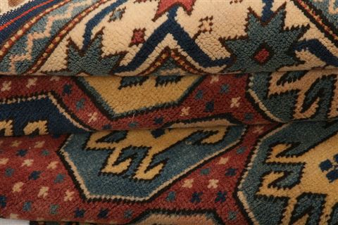 Shirvan Orange Runner Hand Knotted 210 X 65 Area Rug 100-26788 Image 6