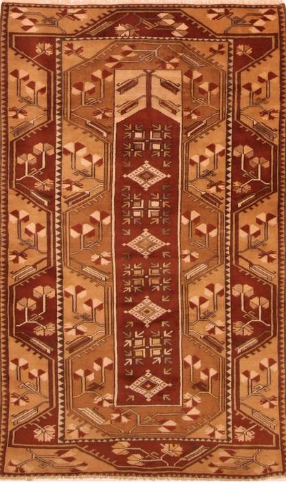 Kazak Brown Hand Knotted 41 X 68  Area Rug 100-26792 Image 0