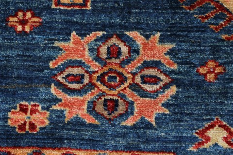 Kazak Beige Hand Knotted 57 X 710 Area Rug 250-26801 Image 12