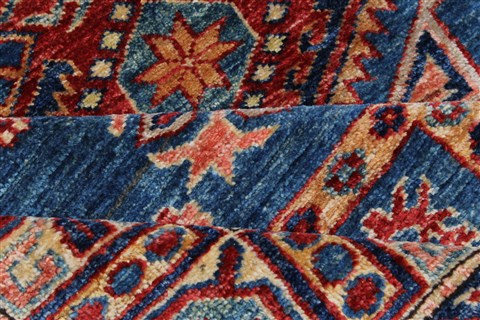 Kazak Beige Hand Knotted 57 X 710 Area Rug 250-26801 Image 5