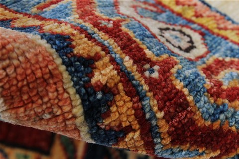 Kazak Multicolor Hand Knotted 510 X 77 Area Rug 250-26802 Image 12
