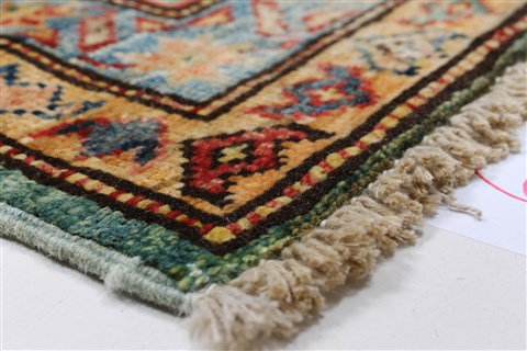 Kazak Beige Hand Knotted 58 X 80 Area Rug 250-26803 Image 8
