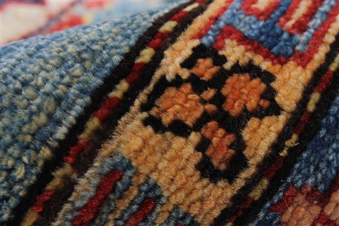 Kazak Beige Hand Knotted 56 X 711 Area Rug 250-26804 Image 12