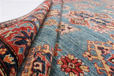 Kazak Beige Hand Knotted 56 X 711 Area Rug 250-26804 Image 1