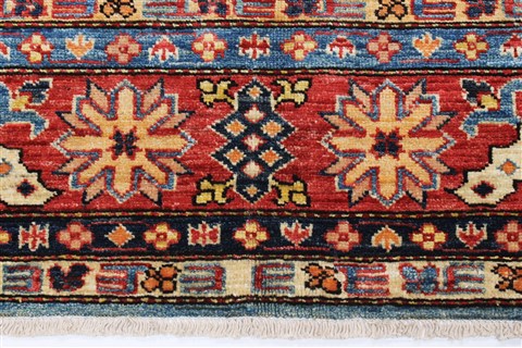 Kazak Beige Hand Knotted 56 X 711 Area Rug 250-26804 Image 5