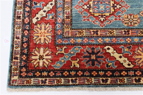 Kazak Beige Hand Knotted 56 X 711 Area Rug 250-26804 Image 6