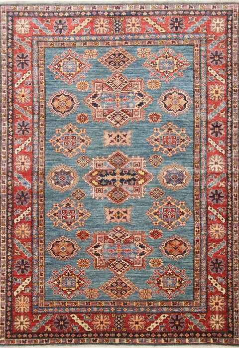 Kazak Beige Hand Knotted 56 X 711 Area Rug 250-26804 Image 0