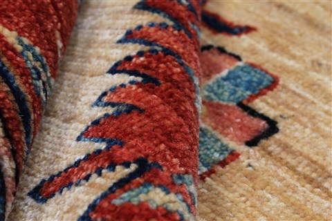 Kazak Brown Hand Knotted 56 X 79 Area Rug 250-26805 Image 11