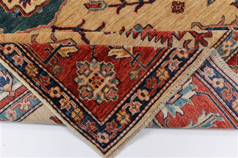 Kazak Brown Hand Knotted 56 X 79 Area Rug 250-26805 Image 1