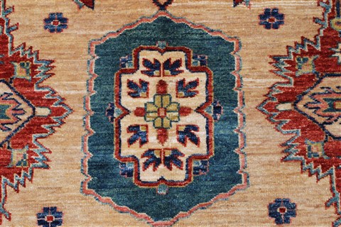 Kazak Brown Hand Knotted 56 X 79 Area Rug 250-26805 Image 7