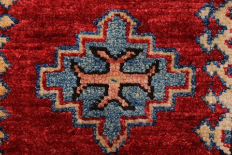 Kazak Beige Hand Knotted 57 X 83 Area Rug 250-26806 Image 13