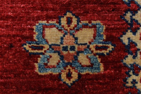 Kazak Beige Hand Knotted 57 X 83 Area Rug 250-26806 Image 14