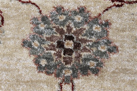 Chobi Beige Hand Knotted 56 X 86 Area Rug 250-26808 Image 10
