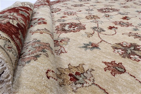 Chobi Beige Hand Knotted 56 X 86 Area Rug 250-26808 Image 2