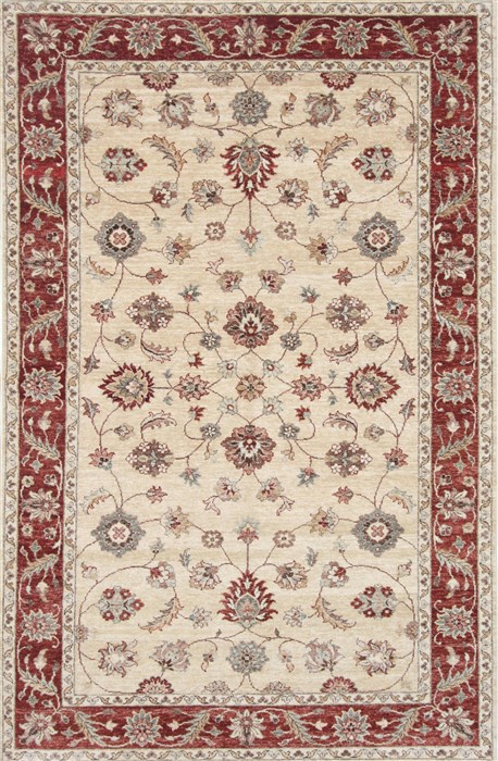 Chobi Beige Hand Knotted 56 X 86 Area Rug 250-26808 Image 0