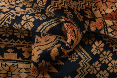 Shirvan Brown Square Hand Knotted 39 X 41 Area Rug 253-26813 Image 2
