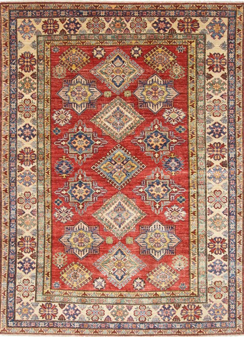 Kazak Red Hand Knotted 510 X 710 Area Rug 250-26815 Image 0
