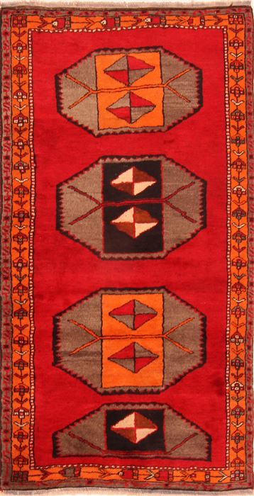Kazak Red Hand Knotted 33 X 63 Area Rug 253-26817 Image 0