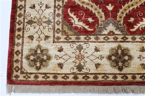 Chobi Red Hand Knotted 57 X 87 Area Rug 250-26819 Image 6