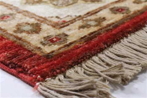 Chobi Red Hand Knotted 57 X 87 Area Rug 250-26819 Image 7