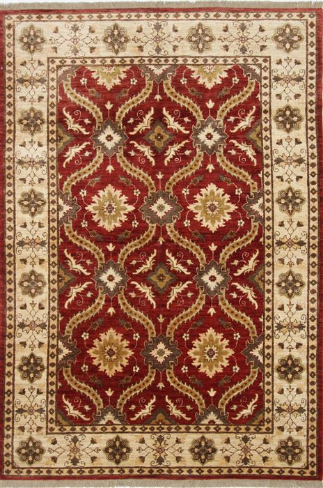 Chobi Red Hand Knotted 57 X 87 Area Rug 250-26819 Image 0