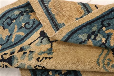 Asian Inspired Blue Hand Knotted 31 X 410 Area Rug 100-26820 Image 5