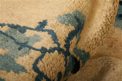 Asian Inspired Blue Hand Knotted 31 X 410 Area Rug 100-26820 Image 9