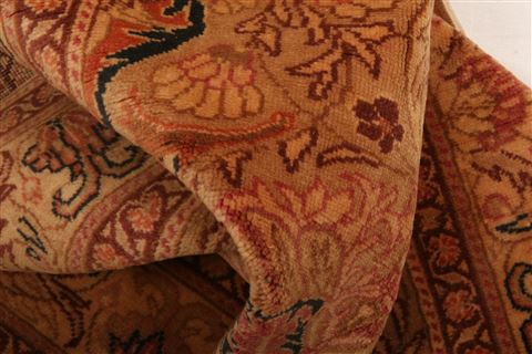 Kayseri Brown Hand Knotted 211 X 47 Area Rug 100-26821 Image 3