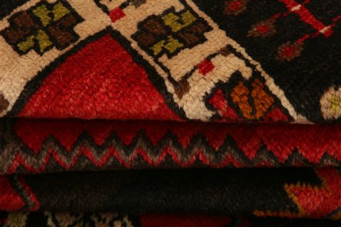 Kurdi Red Hand Knotted 37 X 65 Area Rug 100-26823 Image 5