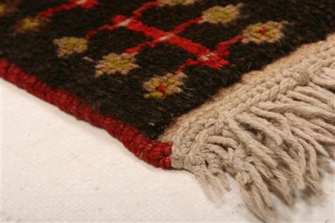 Kurdi Red Hand Knotted 37 X 65 Area Rug 100-26823 Image 9