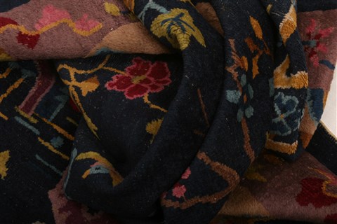 Asian Inspired Blue Hand Knotted 40 X 67 Area Rug 253-26824 Image 13