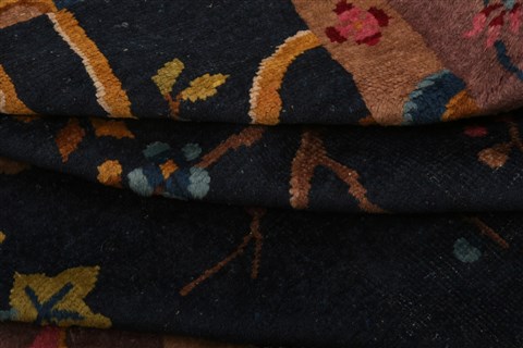 Asian Inspired Blue Hand Knotted 40 X 67 Area Rug 253-26824 Image 15