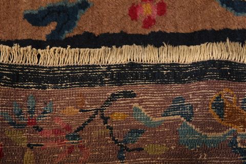 Asian Inspired Blue Hand Knotted 40 X 67 Area Rug 253-26824 Image 1