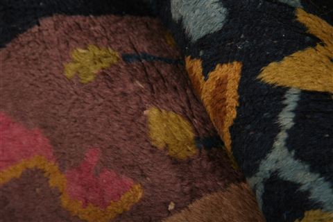 Asian Inspired Blue Hand Knotted 40 X 67 Area Rug 253-26824 Image 3