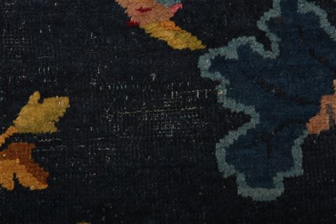 Asian Inspired Blue Hand Knotted 40 X 67 Area Rug 253-26824 Image 7