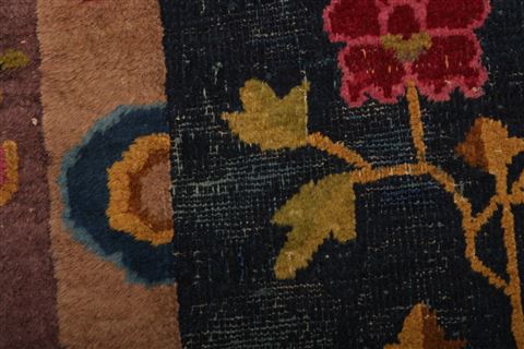 Asian Inspired Blue Hand Knotted 40 X 67 Area Rug 253-26824 Image 8