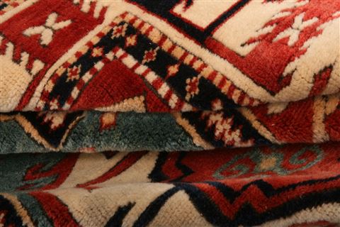 Kazak Red Hand Knotted 42 X 51 Area Rug 100-26825 Image 5