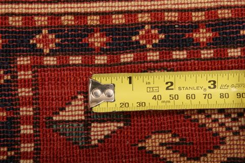 Kazak Red Hand Knotted 42 X 51 Area Rug 100-26825 Image 6