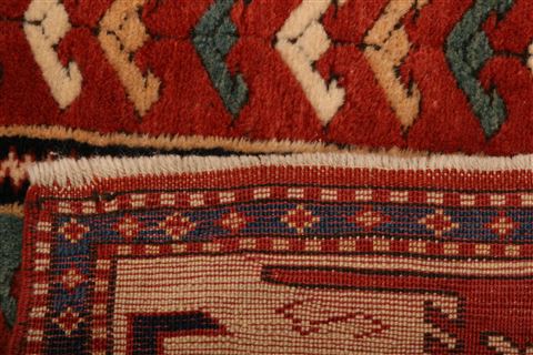 Kazak Red Hand Knotted 42 X 51 Area Rug 100-26825 Image 7