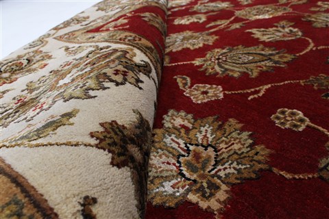 Kashan Beige Hand Knotted 55 X 82 Area Rug 250-26829 Image 12