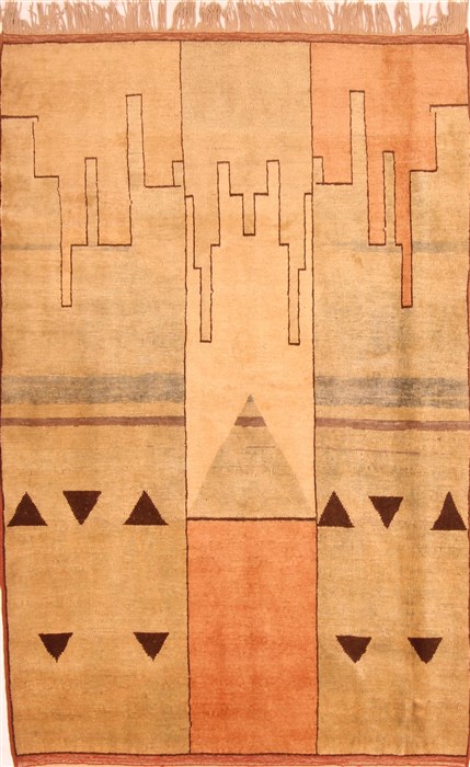 Gabbeh Multicolor Hand Knotted 46 X 71  Area Rug 253-26830 Image 0